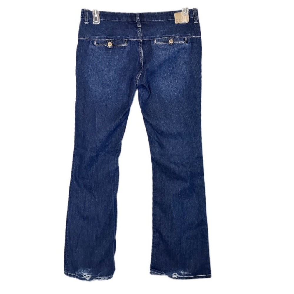 Womens U.S. Polo Jeans Vintage Flare Low Rise Stretch Blue Denim size 9/10 - Picture 4 of 7